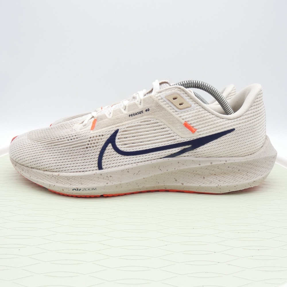 Nike Air Zoom Pegasus 40 DV3853-100 Men 11.5 Running Shoe White Athletic Sneaker